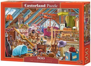 Castorland Puzzle 500. The Cluttered Attic / Захаращене горище - Пазли