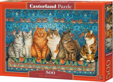 Castorland Puzzle 500. Cat Aristocracy / Котяча аристократія - Пазли