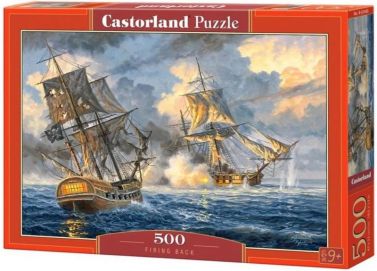 Castorland Puzzle 500. Firing Back / Морський бій - Пазли