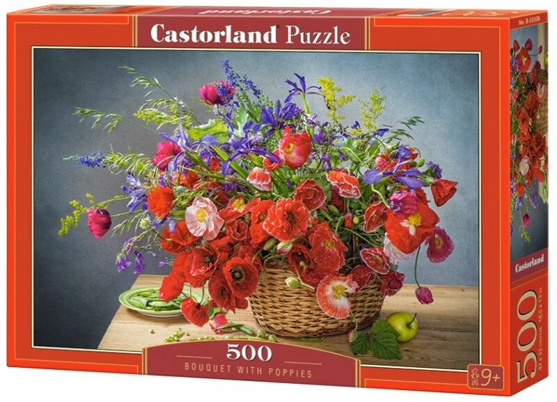 Castorland Puzzle 500. Bouquet with Poppies / Букет маків - фото 1
