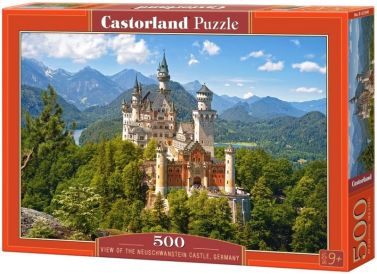 Castorland Puzzle 500. View of the Neuschwanstein Castle, Germany / Замок Нойшванштайн, Німеччина - Пазли