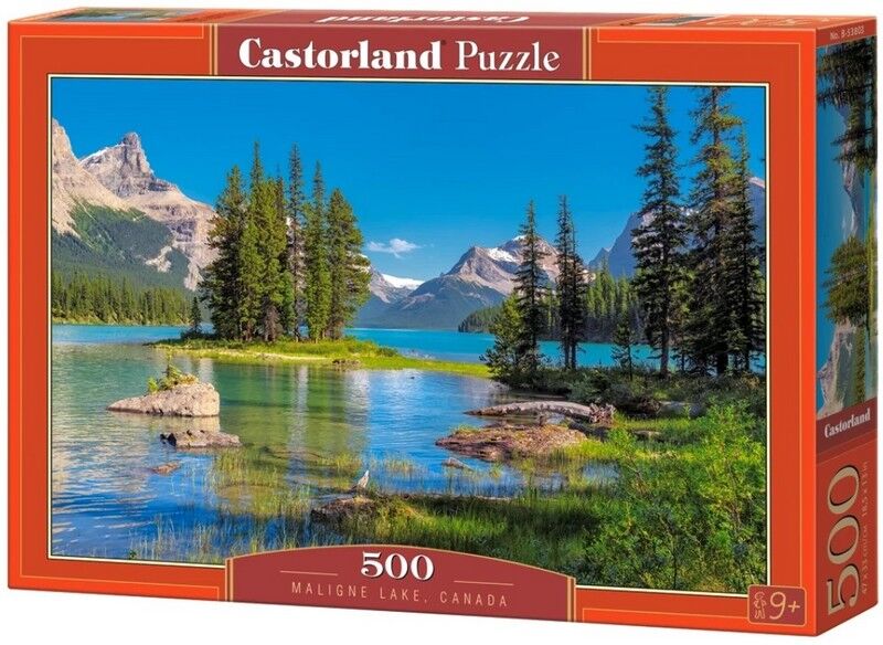 Castorland Puzzle 500. Maligne Lake, Canada / Озеро Малінь, Канада - фото 1