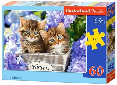 Castorland Puzzle 60. Cute Kittens / Милі кошенята - Пазли