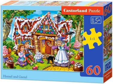 Castorland Puzzle 60. Hansel and Gretel / Пряниковий будиночок - Пазли