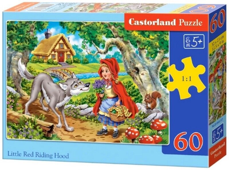 Castorland Puzzle 60. Little Red Riding Hood / Червона шапочка - фото 1