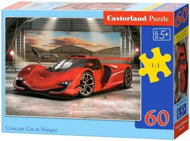 Castorland Puzzle 60. Concept Car in Hangar / Концепт-кар в ангарі - Пазли