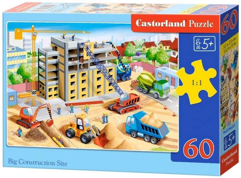 Castorland Puzzle 60. Big Construction Site / Велике будівництво - фото 1