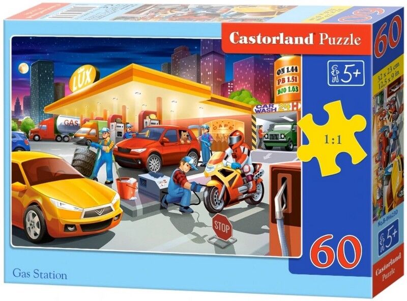 Castorland Puzzle 60. Gas Station / Заправка - фото 1