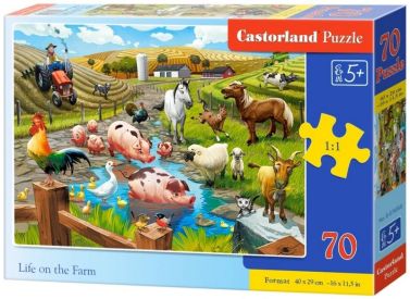 Castorland Puzzle 70. Life on the Farm / Життя на фермі - Пазли