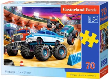 Castorland Puzzle 70. Monster Truck Show / Шоу монстр-траків - Пазли