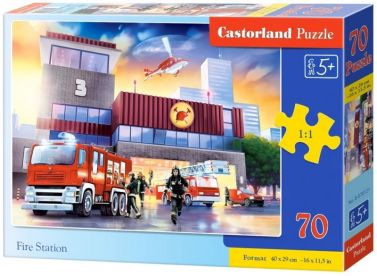 Castorland Puzzle 70. Fire Station / Пожежна станція - Пазли
