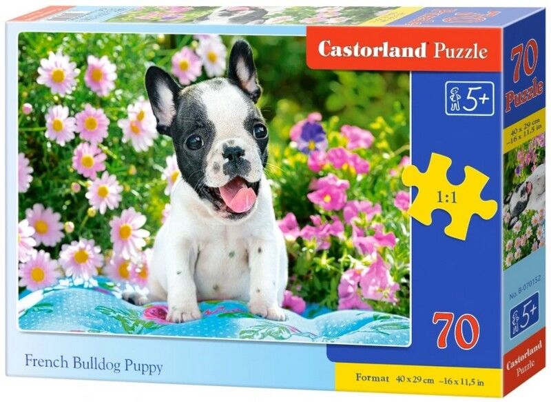 Castorland Puzzle 70. French Bulldog Puppy / Цуценя французького бульдога - фото 1
