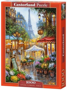 Castorland Puzzle 1000. Spring Flowers, Paris / Весняні квіти
