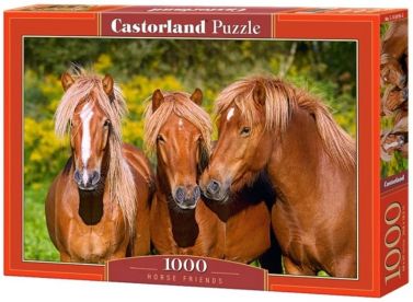 Castorland Puzzle 1000. Horse friends / Троє коней - Пазли