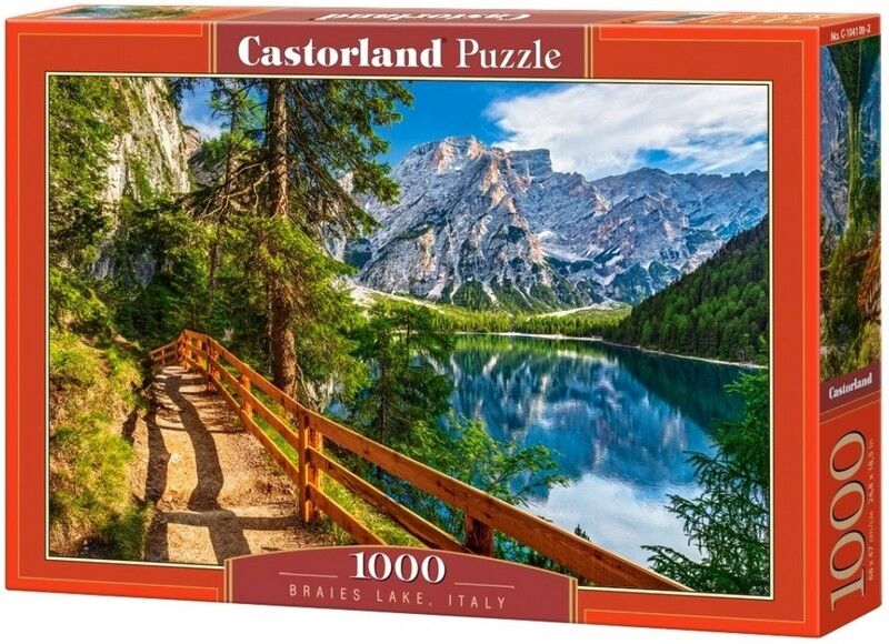 Castorland Puzzle 1000. Braies Lake, Italy / Озеро Брайєс, Італія - фото 1