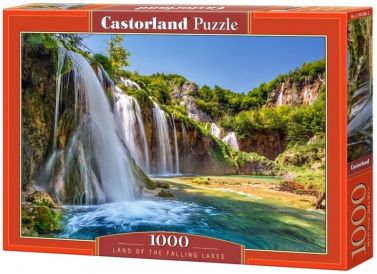 Castorland Puzzle 1000. Land of the Falling Lakes / Водоспади - Пазли