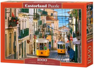 Castorland Puzzle 1000. Lisbon Trams, Portugal / Лісабонські трамваї - Пазли