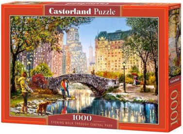 Castorland Puzzle 1000. Evening Walk Through Central Park / Вечірня прогулянка Центральним Парком - Пазли