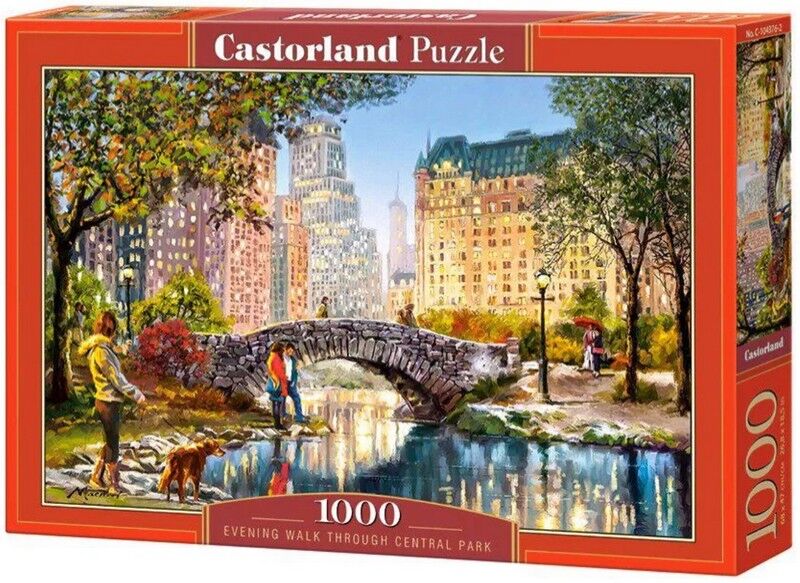 Castorland Puzzle 1000. Evening Walk Through Central Park / Вечірня прогулянка Центральним Парком - фото 1