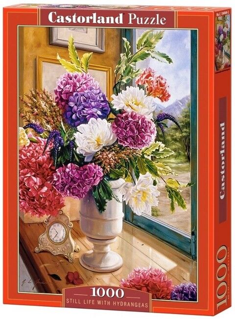 Castorland Puzzle 1000. Still Life with Hydrangeas / Натюрморт з гортензіями - фото 1