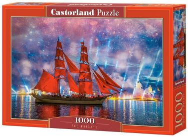 Castorland Puzzle 1000. Red Frigate / Червоні вітрила - Пазли