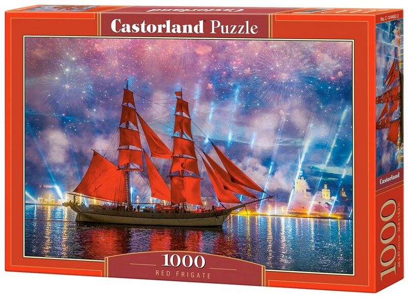 Castorland Puzzle 1000. Red Frigate / Червоні вітрила - фото 1