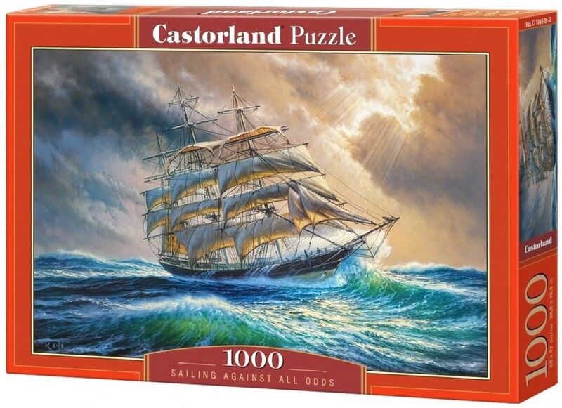 Castorland Puzzle 1000. Sailing Against All Odds / Шторм - фото 1