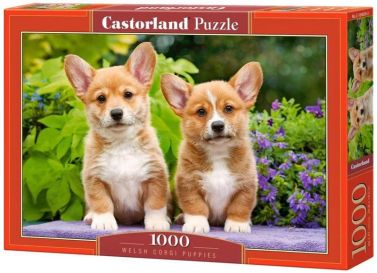 Castorland Puzzle 1000. Welsh Corgi Puppies / Цуценята вельш коргі - Пазли
