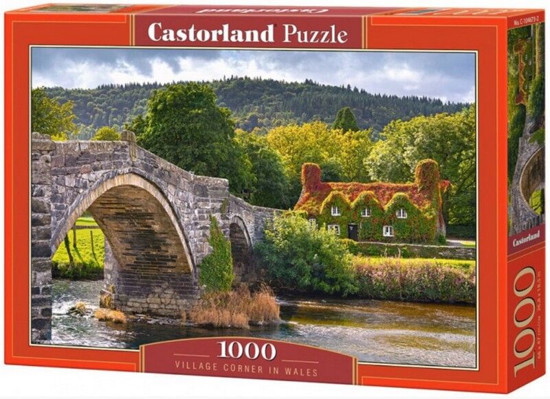 Castorland Puzzle 1000. Village corner in Wales / Куточок села в Уельсі - фото 1
