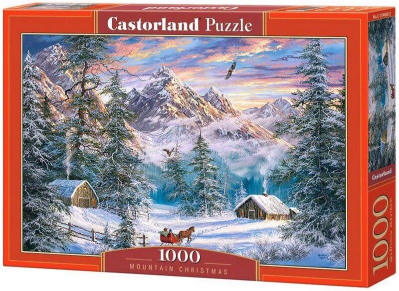 Castorland Puzzle 1000. Mountain Christmas / Різдво в горах - фото 1