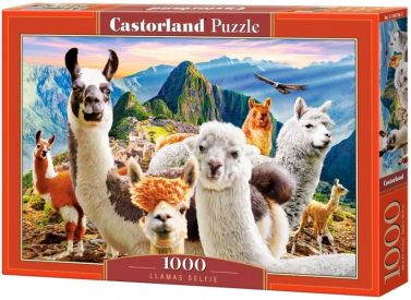 Castorland Puzzle 1000. Llamas Selfie / Портрет лам - Пазли