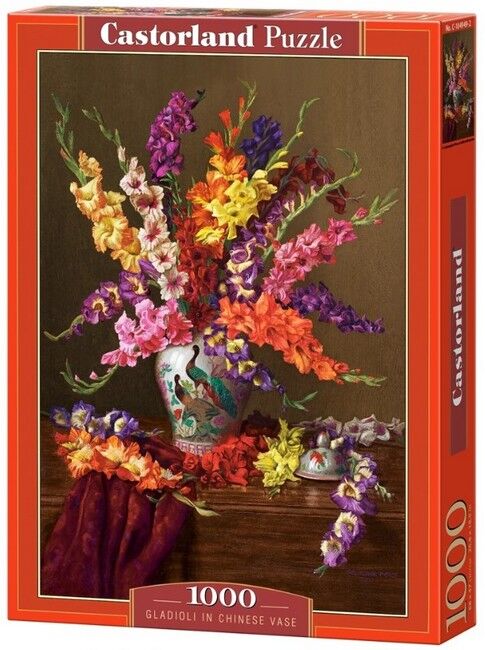 Castorland Puzzle 1000. Gladioli in Chinese Vase / Гладіолуси в китайській вазі - фото 1
