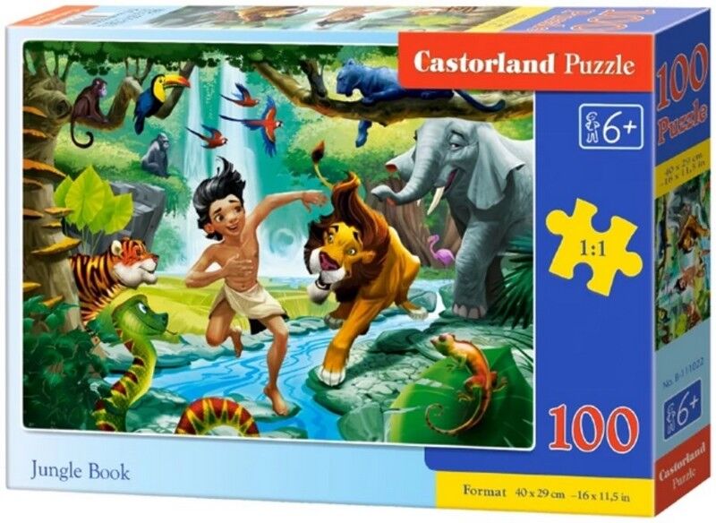 Castorland Puzzle 100. Jungle Book / Книга Джунглів - фото 1