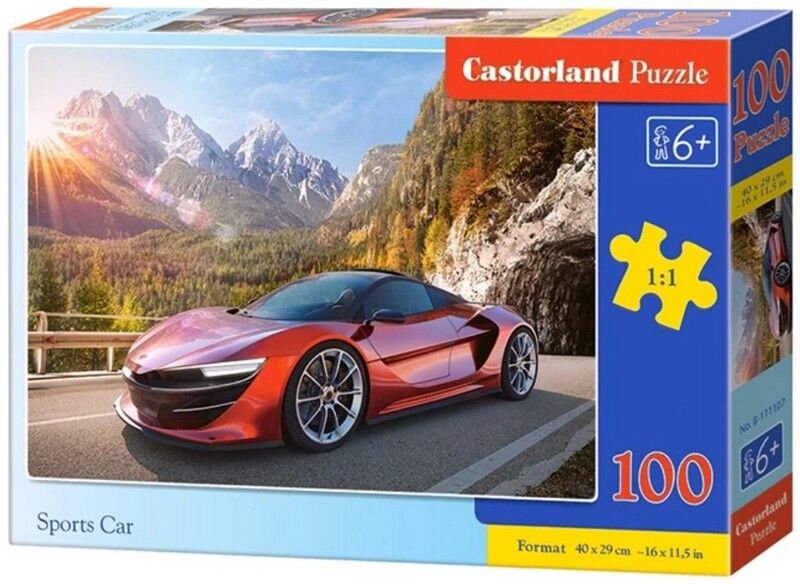 Castorland Puzzle 100. Sports Car / Спортивна машина - фото 1