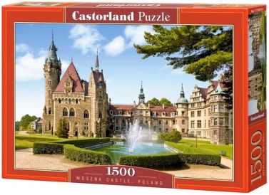 Castorland Puzzle 1500. Moszna Castle, Poland / Замок Мошна, Польща - Пазли