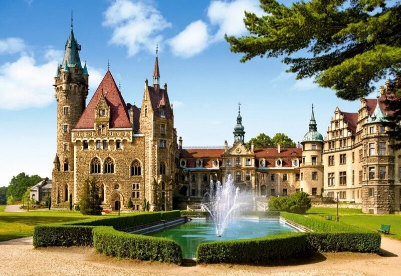 Castorland Puzzle 1500. Moszna Castle, Poland / Замок Мошна, Польща - фото 2