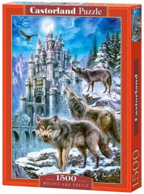 Castorland Puzzle 1500. Wolves and Castle / Вовки і замок - Пазли