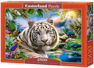 Castorland Puzzle 1500. Twilight / Сутінки (Тигр) - Пазли