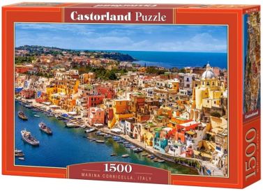 Castorland Puzzle 1500. Marina Corricella, Italy / Марина Коррічелла, Італія - Пазли