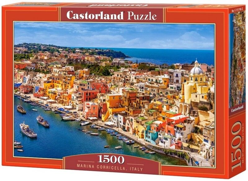 Castorland Puzzle 1500. Marina Corricella, Italy / Марина Коррічелла, Італія - фото 1
