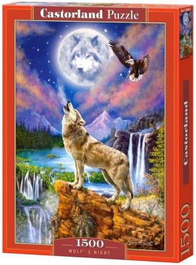 Castorland Puzzle 1500. Wolf's Night / Ніч вовка - Пазли