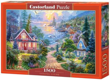 Castorland Puzzle 1500. Coastal Living / Життя на узбережжі - Пазли