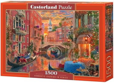 Castorland Puzzle 1500. Romantic evening in Venice / Романтичний вечір у Венеції - Пазли