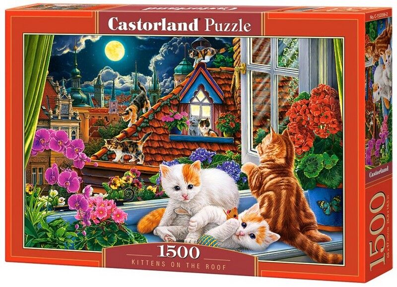 Castorland Puzzle 1500. Kittens on the Roof / Кошенята на даху - фото 1