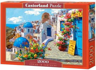 Castorland Puzzle 2000. Spring in Santorini / Весна на Санторіні