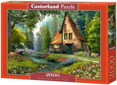 Castorland Puzzle 2000. Toadstool Cottage / Котедж у лісі - Пазли