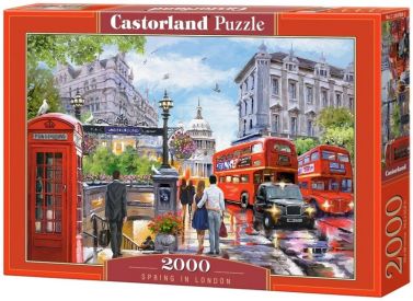 Castorland Puzzle 2000. Spring in London / Весна в Лондоні - Пазли