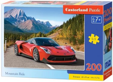 Castorland Puzzle 200. Mountain Ride / Автомобіль в горах