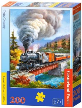 Castorland Puzzle 200. Train Crossing / Залізничний міст - Пазли