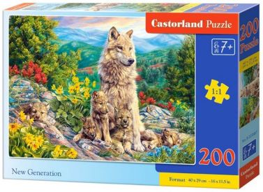 Castorland Puzzle 200. New generation / Нове покоління - Пазли